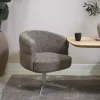 DÉJA Eetkamerstoel Coria Taupe/Beige Draaibaar