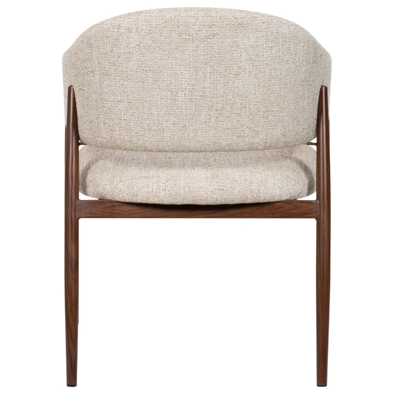 DÉJA Eetkamerstoel Dénia Beige/Walnoot