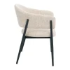 DÉJA Eetkamerstoel Dénia Beige/Zwart
