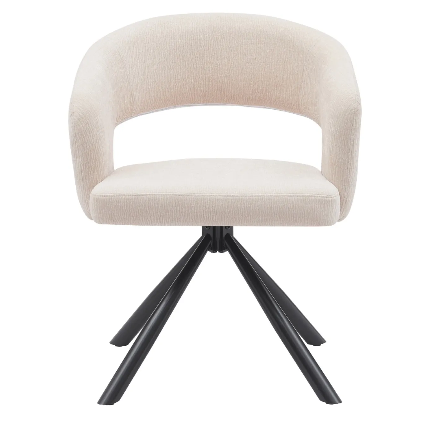 DÉJA Eetkamerstoel Elle Beige Draaibaar