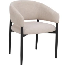 DÉJA Eetkamerstoel Elora Beige/Zwart