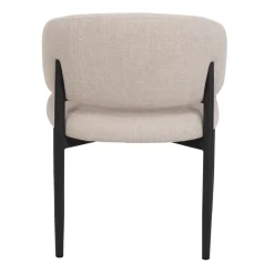 DÉJA Eetkamerstoel Elora Beige/Zwart