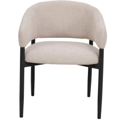 DÉJA Eetkamerstoel Elora Beige/Zwart