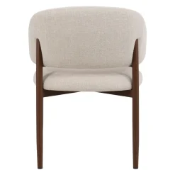 DÉJA Eetkamerstoel Elora Beige/Walnoot
