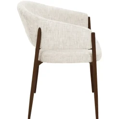 DÉJA Eetkamerstoel Elvia Beige/Walnoot