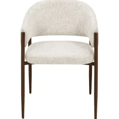 DÉJA Eetkamerstoel Elvia Beige/Walnoot