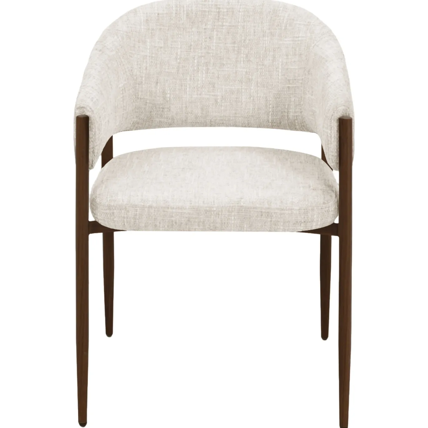 DÉJA Eetkamerstoel Elvia Beige/Walnoot