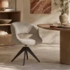 DÉJA Eetkamerstoel Foss Beige/Anodic Brown Draaibaar