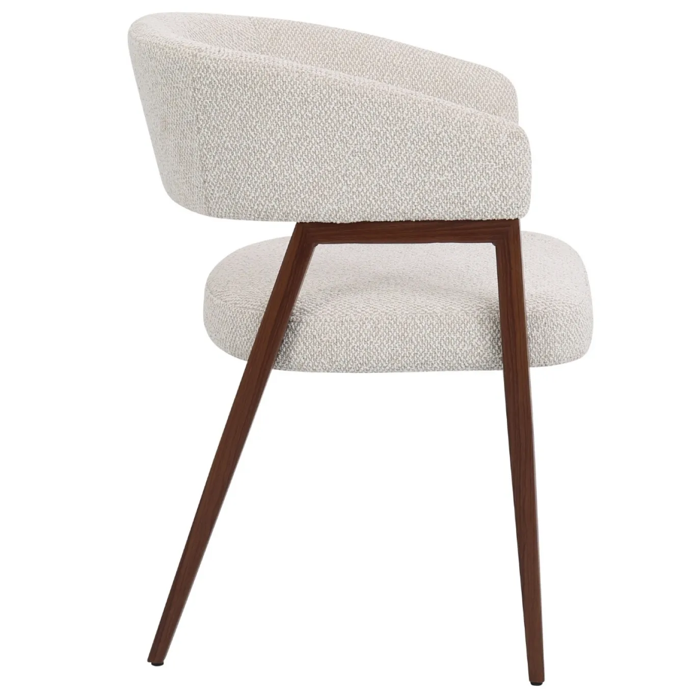 DÉJA Eetkamerstoel Fureso Beige/Walnoot