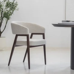 DÉJA Eetkamerstoel Fureso Beige/Walnoot