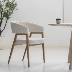 DÉJA Eetkamerstoel Fureso Beige/Naturel
