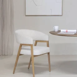 DÉJA Eetkamerstoel Fureso Beige/Naturel