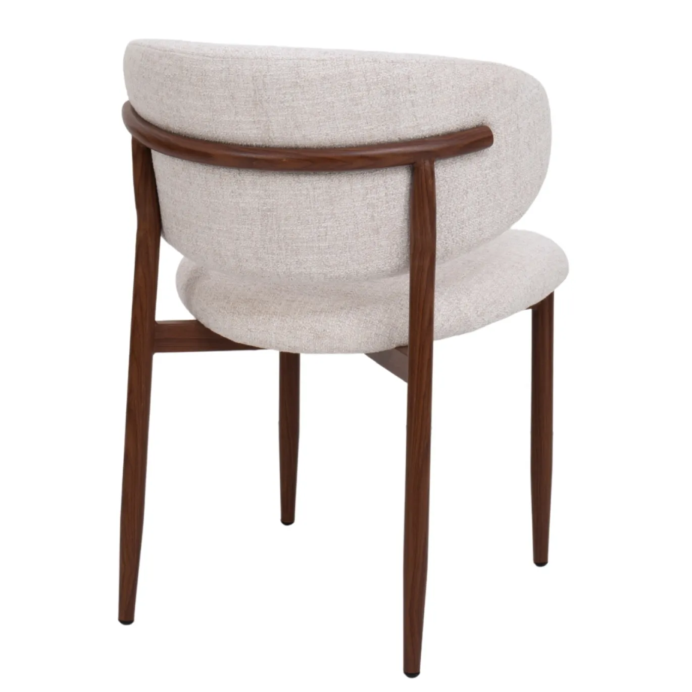 DÉJA Eetkamerstoel Jessie Beige/Walnoot