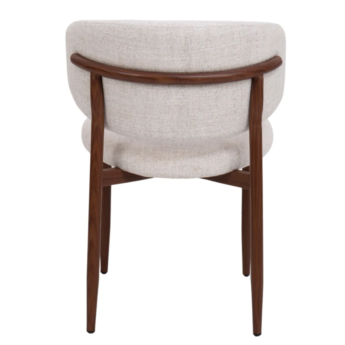 DÉJA Eetkamerstoel Jessie Beige/Walnoot