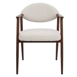 DÉJA Eetkamerstoel Karup Beige/Walnoot