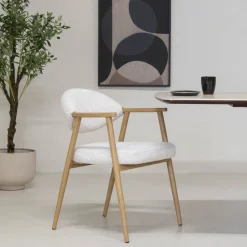DÉJA Eetkamerstoel Karup Beige/Naturel