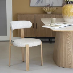 DÉJA Eetkamerstoel Lagan Beige/Naturel