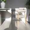 DÉJA Eetkamerstoel Lidingö Taupe/Naturel