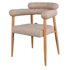 DÉJA Eetkamerstoel Lidingö Taupe/Naturel