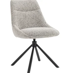 DÉJA Eetkamerstoel Malou Beige/Zwart Draaibaar