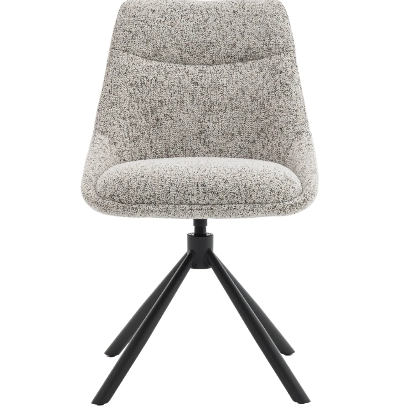 DÉJA Eetkamerstoel Malou Beige/Zwart Draaibaar