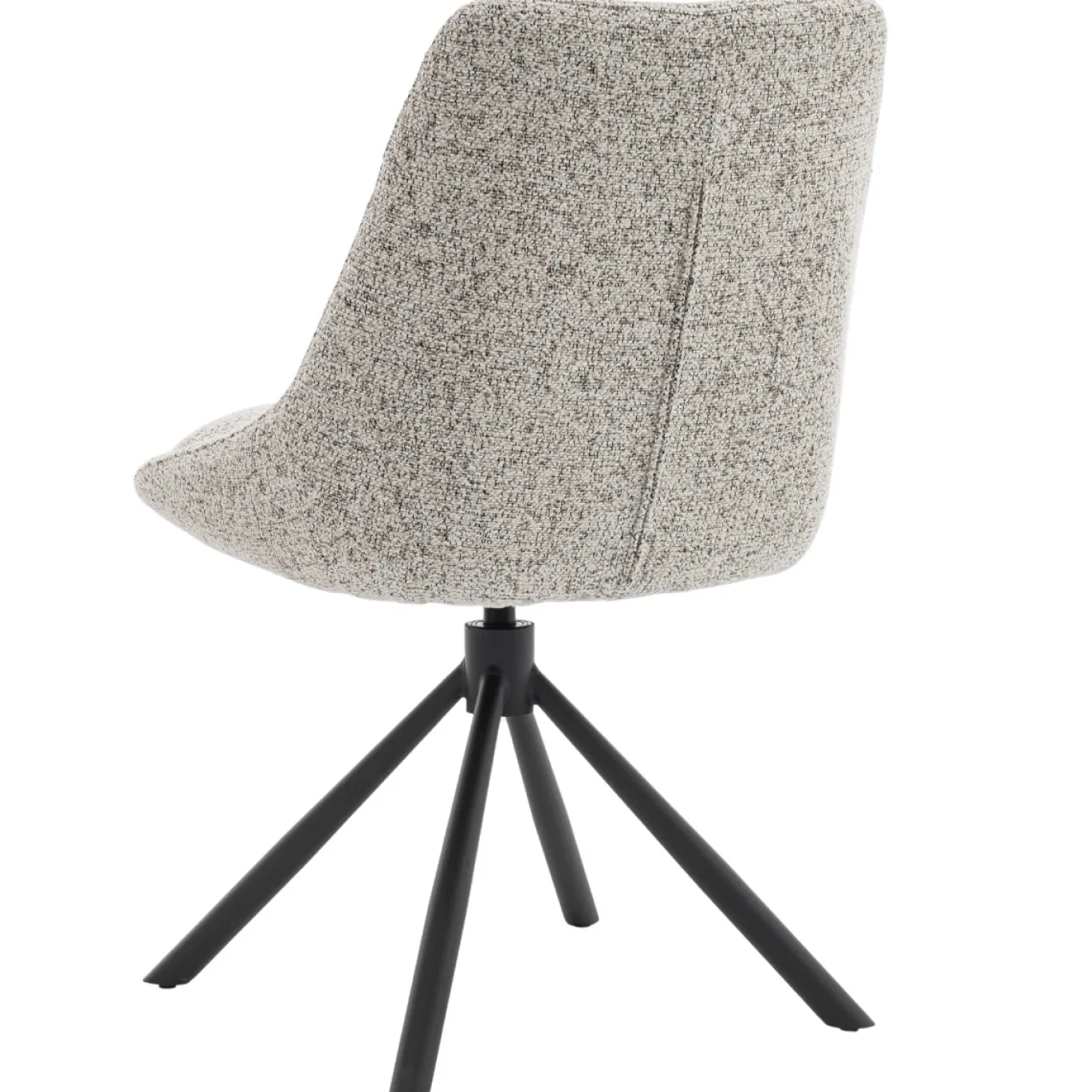 DÉJA Eetkamerstoel Malou Beige/Zwart Draaibaar
