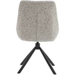 DÉJA Eetkamerstoel Malou Beige/Zwart Draaibaar