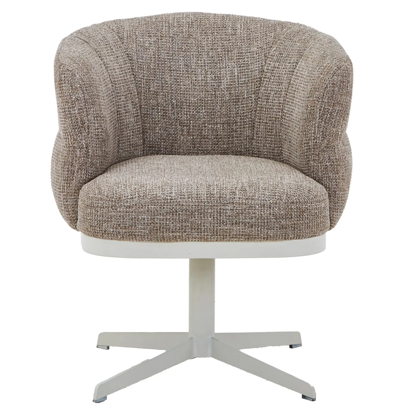 DÉJA Eetkamerstoel Maribel Taupe/Beige Draaibaar
