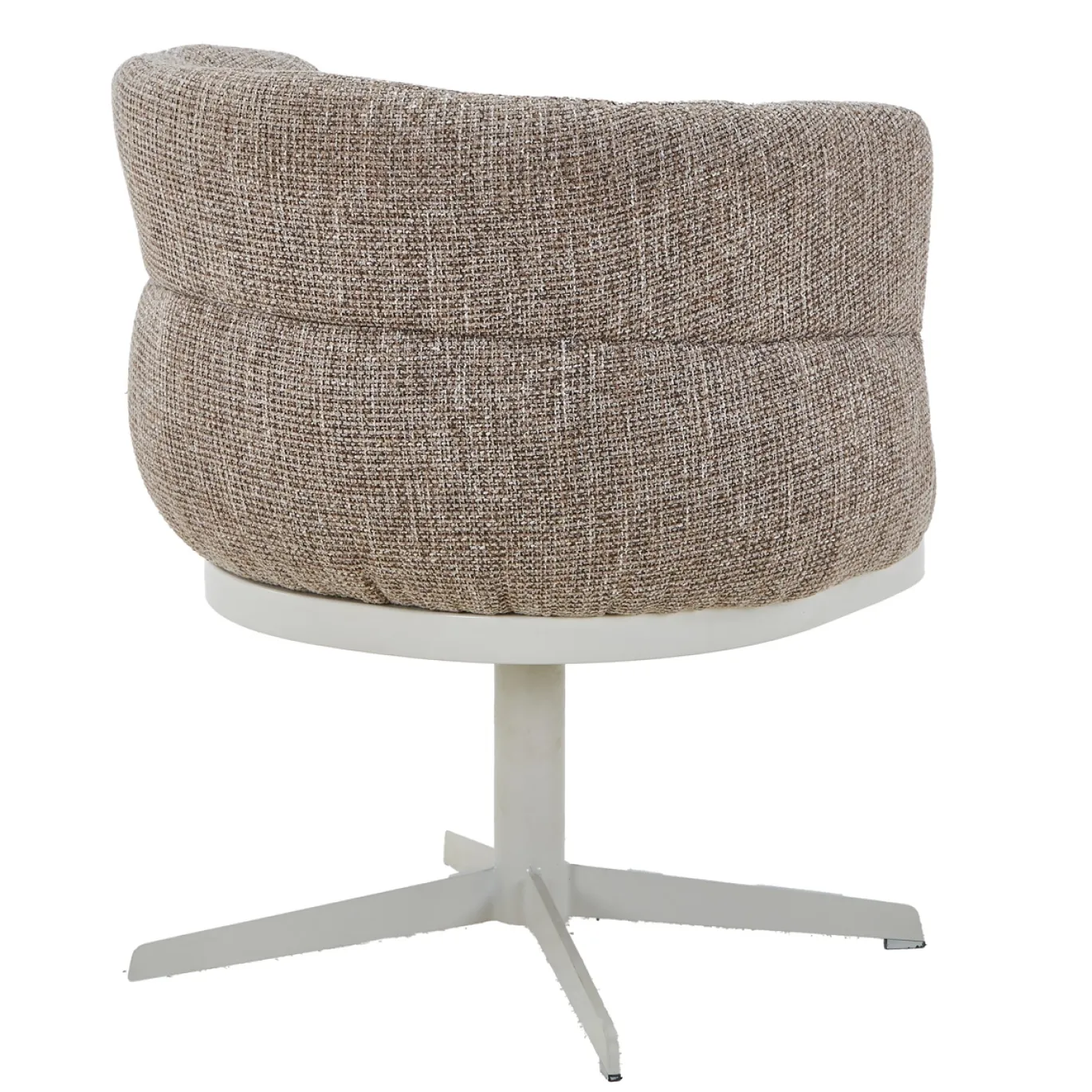 DÉJA Eetkamerstoel Maribel Taupe/Beige Draaibaar