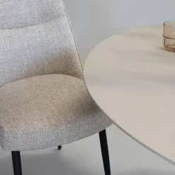 DÉJA Eetkamerstoel Meau Beige/Zwart