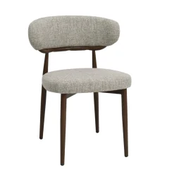 DÉJA Eetkamerstoel Milan Beige/Walnoot