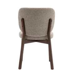 DÉJA Eetkamerstoel Nobu Taupe/Walnoot Eiken