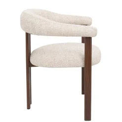 DÉJA Eetkamerstoel Odense Beige/Walnoot