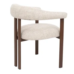 DÉJA Eetkamerstoel Odense Beige/Walnoot