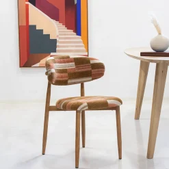 DÉJA Eetkamerstoel Skara Terracotta/Naturel