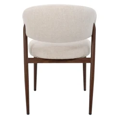 DÉJA Eetkamerstoel Skive Beige/Walnoot