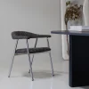 DÉJA Eetkamerstoel Sorø Donkerbruin/Chrome