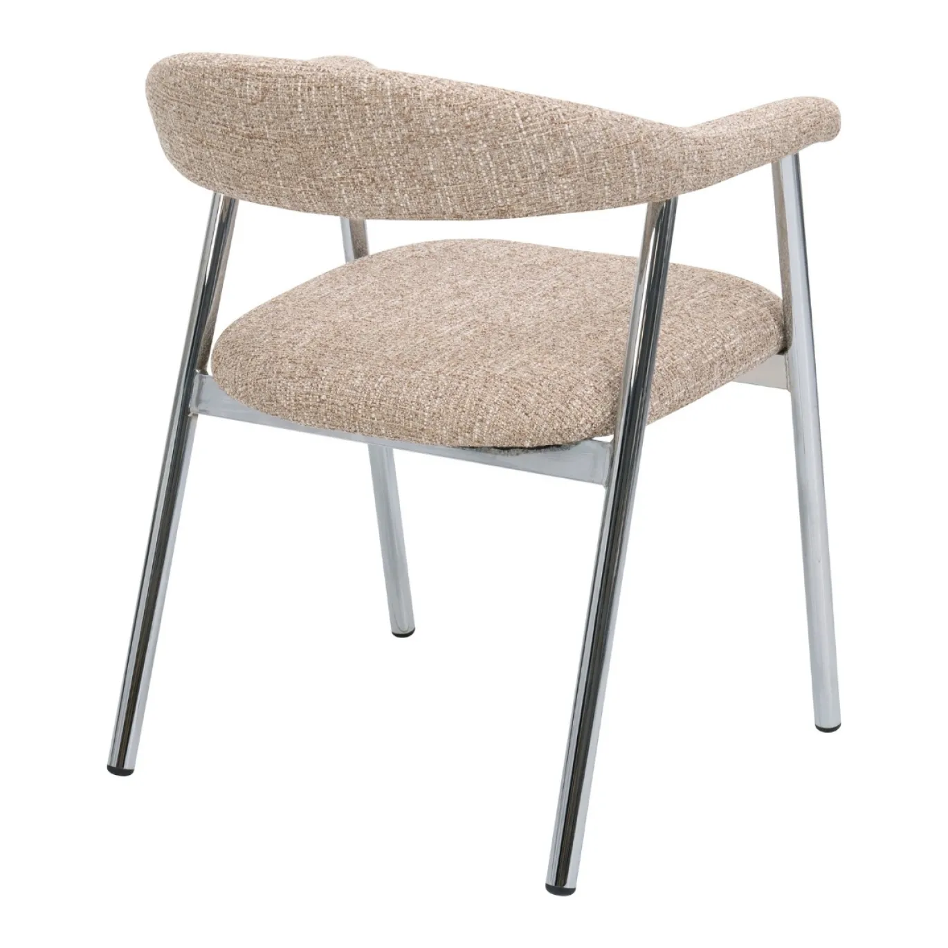 DÉJA Eetkamerstoel Sorø Taupe/Chrome