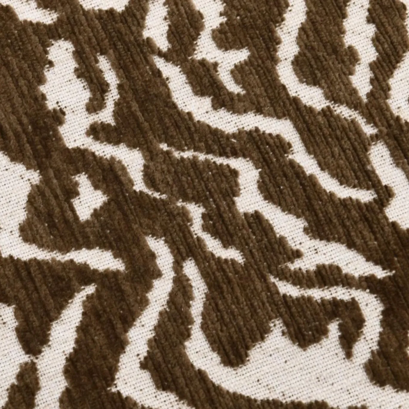 DÉJA Eetkamerstoel Swirl Taupe/Walnoot