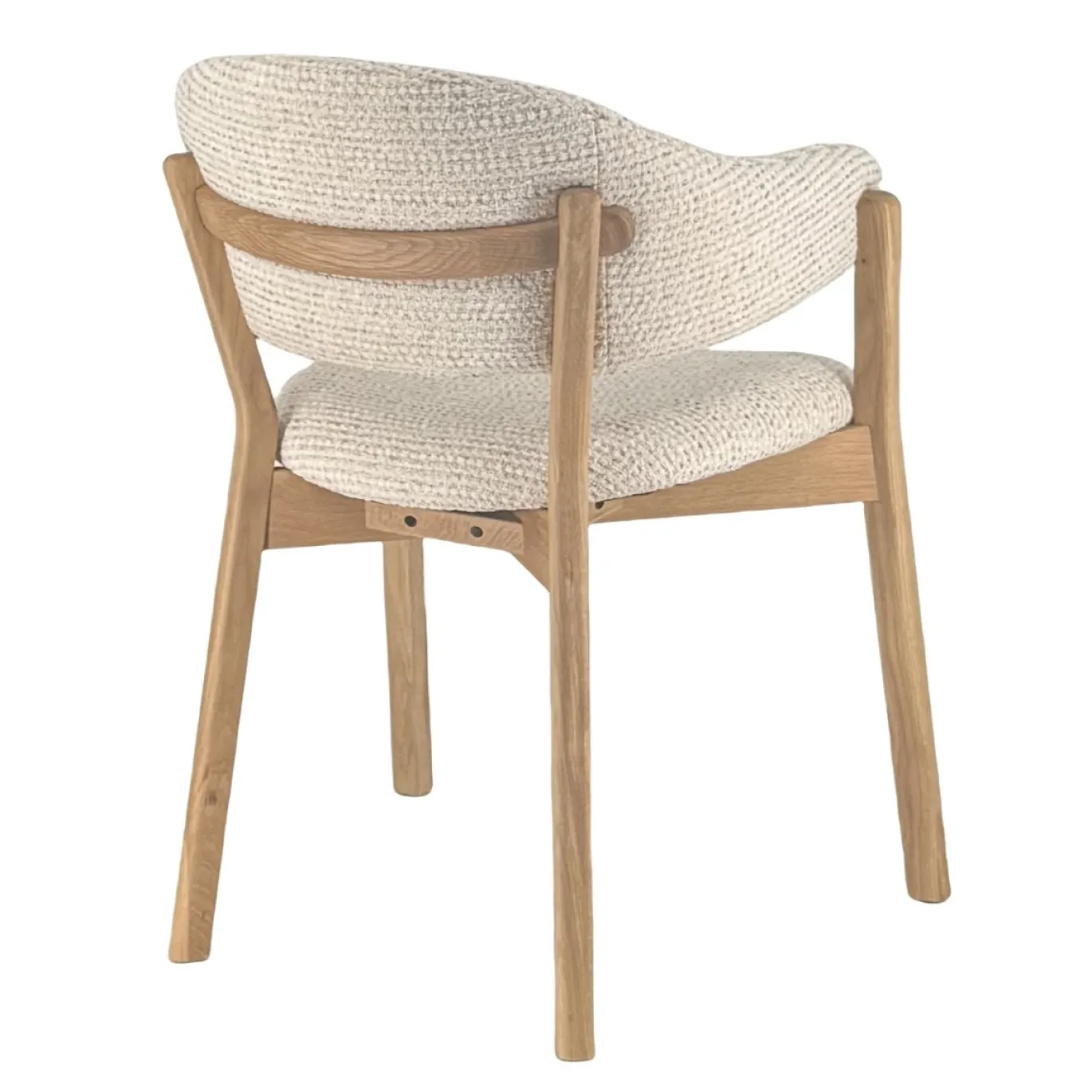 DÉJA Eetkamerstoel Uppsala Beige/Naturel Eiken