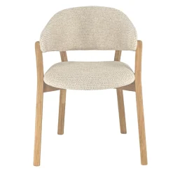 DÉJA Eetkamerstoel Uppsala Beige/Naturel Eiken