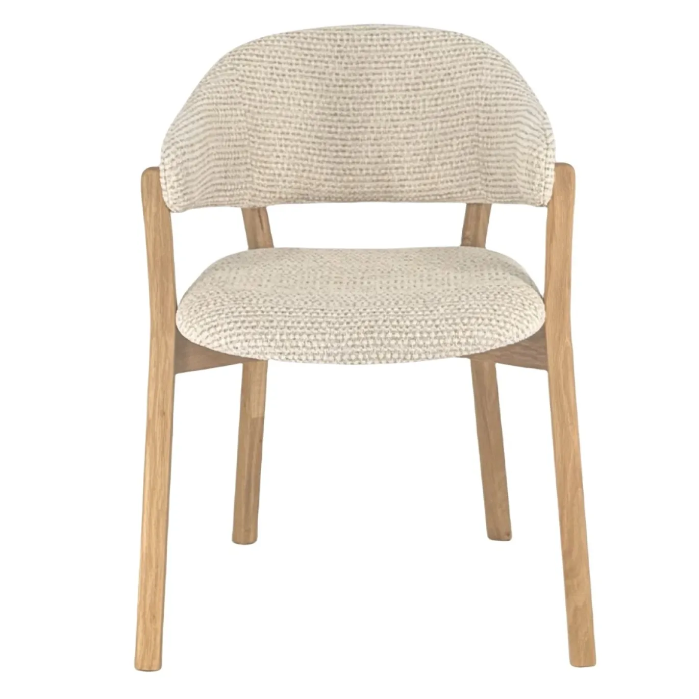 DÉJA Eetkamerstoel Uppsala Beige/Naturel Eiken
