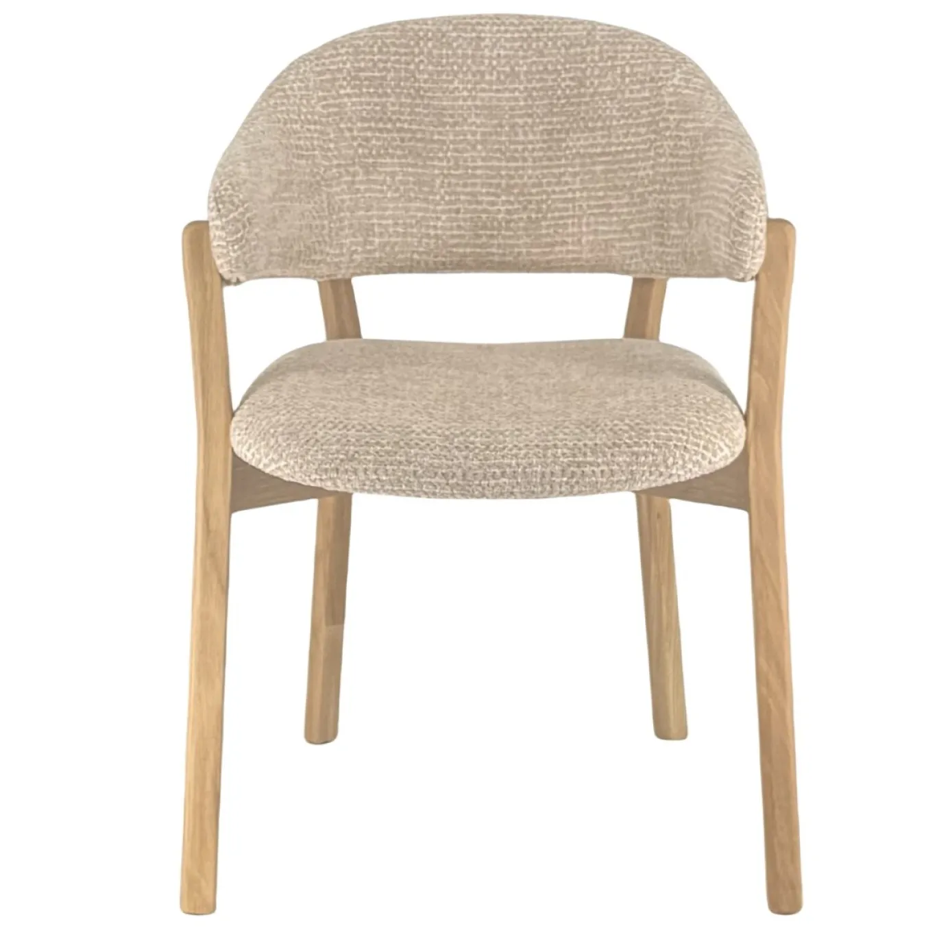 DÉJA Eetkamerstoel Uppsala Taupe/Naturel Eiken