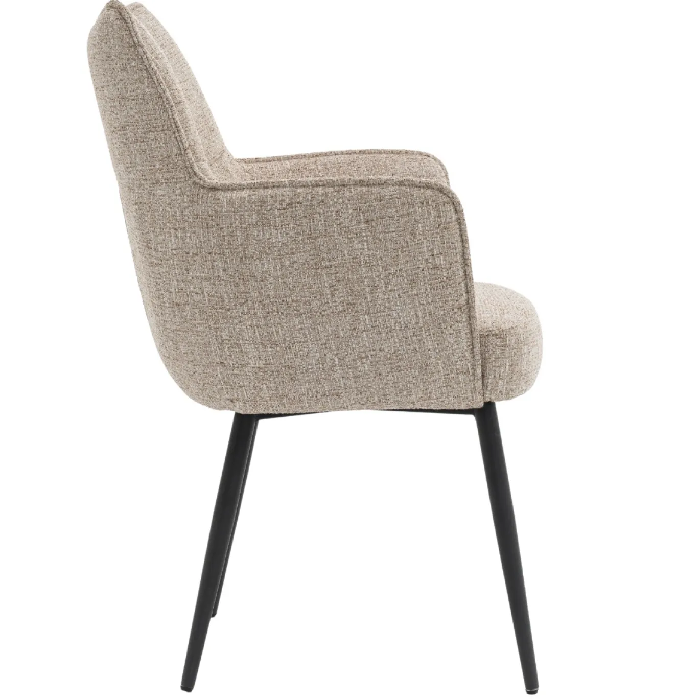 DÉJA Eetkamerstoel Zayn Beige/Zwart