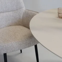 DÉJA Eetkamerstoel Zayn Beige/Zwart