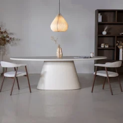 DÉJA Eettafel Brunn Beige Ovaal 200cm