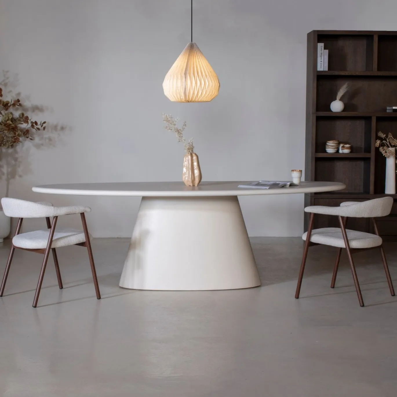 DÉJA Eettafel Brunn Beige Ovaal 200cm