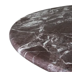 DÉJA Eettafel Brunn Rood Marmer Rond 130cm