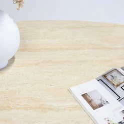 DÉJA Eettafel Brunn Travertin Ovaal 200cm