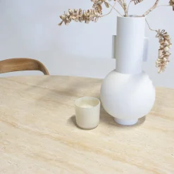 DÉJA Eettafel Brunn Travertin Ovaal 200cm